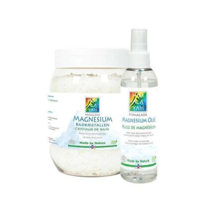 Himalaya 1 kg. en 200 ml. magnesium combi pakket